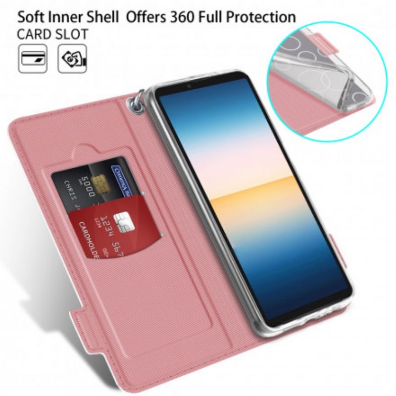 Flip Cover Sony Xperia 10 Iii Bicolor Baiyu-serien