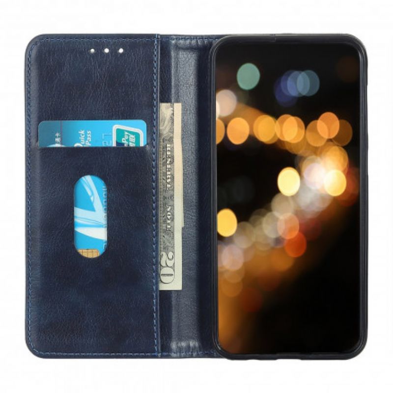 Flip Cover Sony Xperia 10 Iii Litchi Premium Imiteret Læder