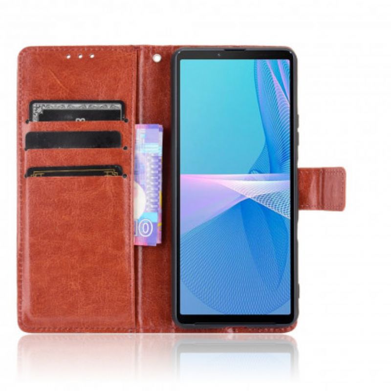 Flip Cover Sony Xperia 10 Iii Prangende Kunstlæder