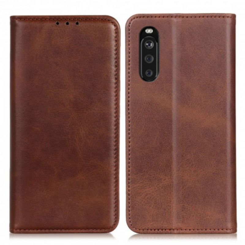 Flip Cover Til Sony Xperia 10 Iii Split Læder Elegance