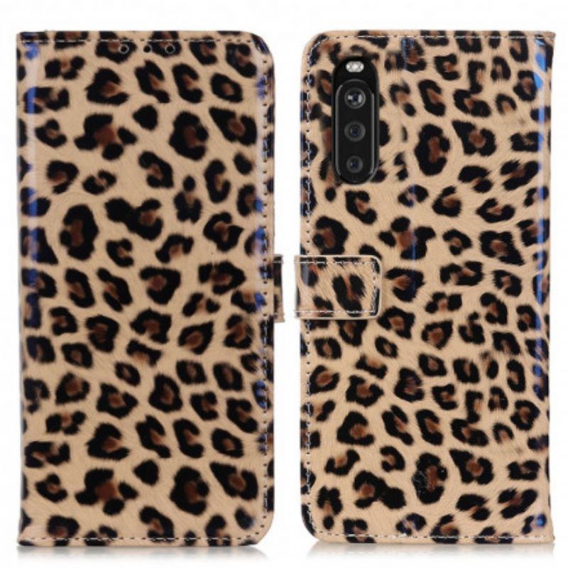 Læder Cover Sony Xperia 10 Iii Leopard