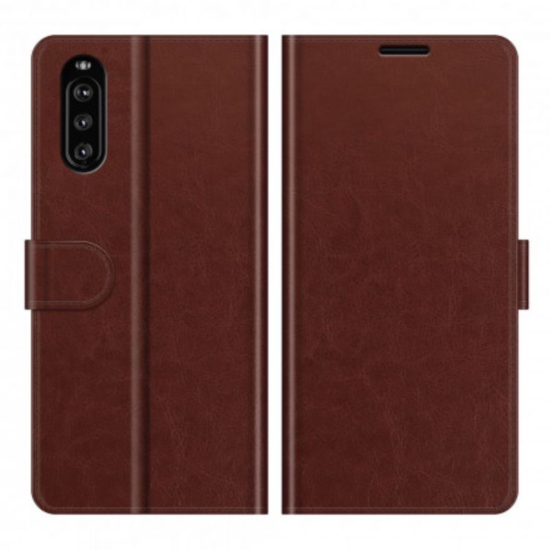 Læder Cover Sony Xperia 10 Iii Telefon Etui Ultra Imiteret Læder