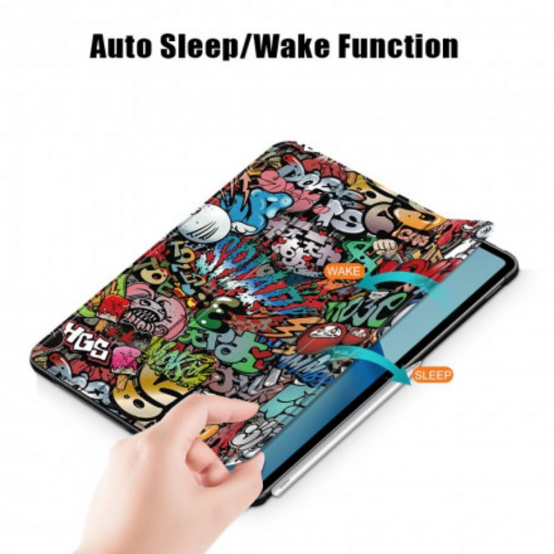 Smart Case Huawei Matepad Pro 12.6 (2021) Forbedret Graffiti