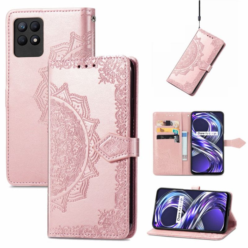 Flip Cover Realme 8i Mandala Middelalder