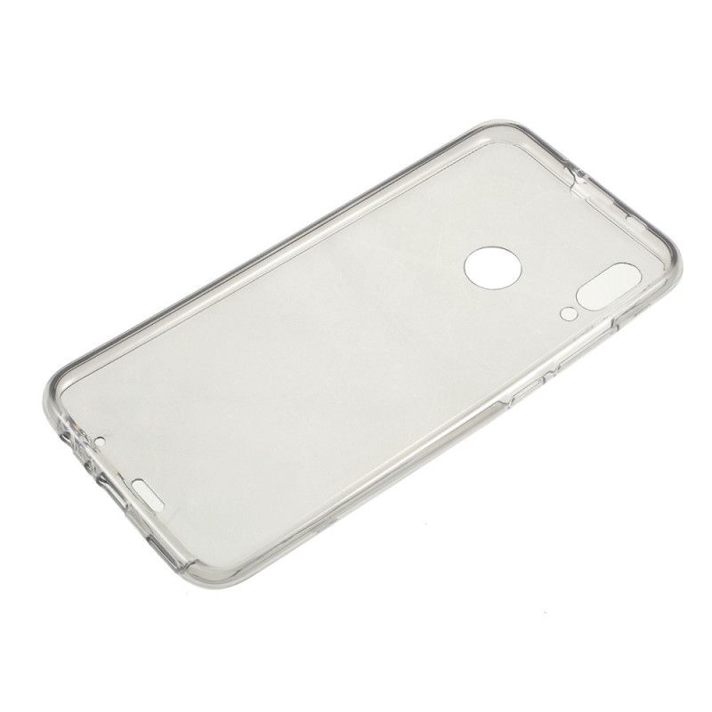 Cover for Huawei P Smart 2019 Grå Transparent Aftagelig For Og Bag