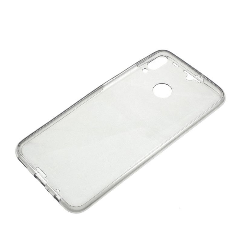 Cover for Huawei P Smart 2019 Grå Transparent Aftagelig For Og Bag