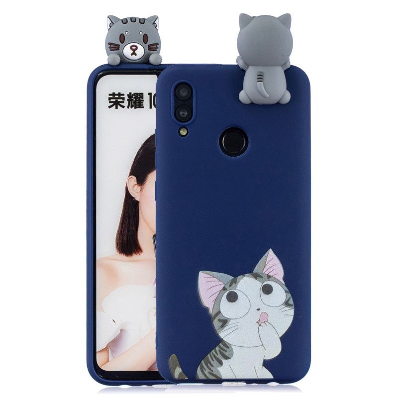 Cover Huawei P Smart 2019 3D Tænker Kat