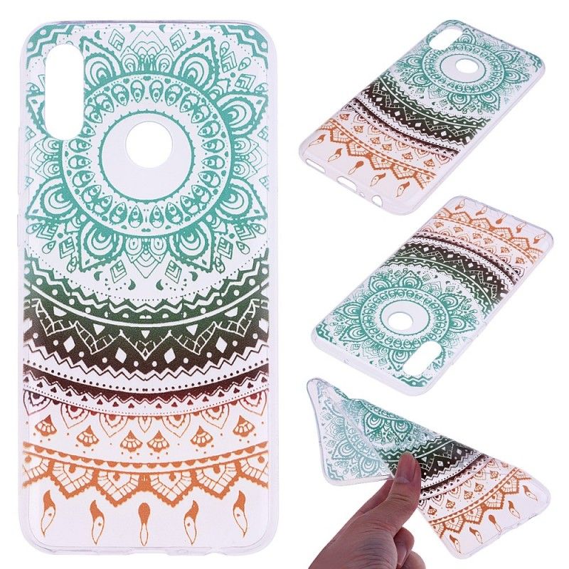 Cover Huawei P Smart 2019 Farverig Solmandala