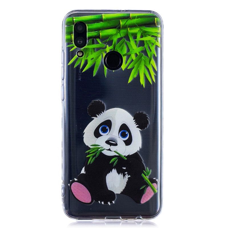 Cover Huawei P Smart 2019 Gennemsigtig Panda-Spisning