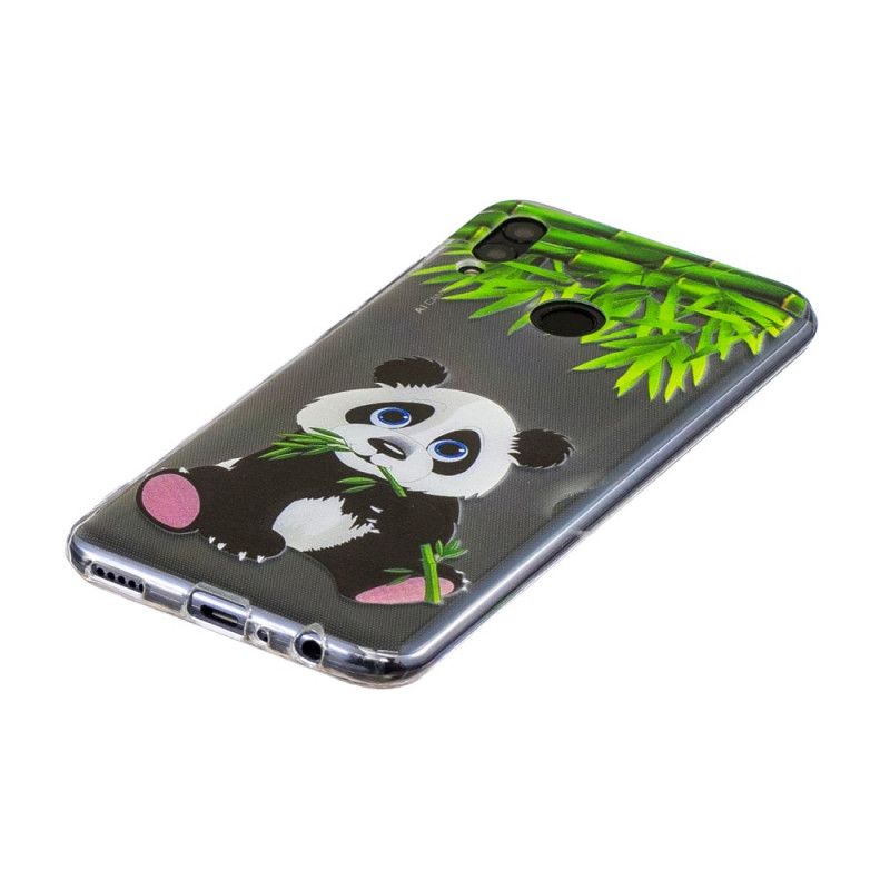 Cover Huawei P Smart 2019 Gennemsigtig Panda-Spisning