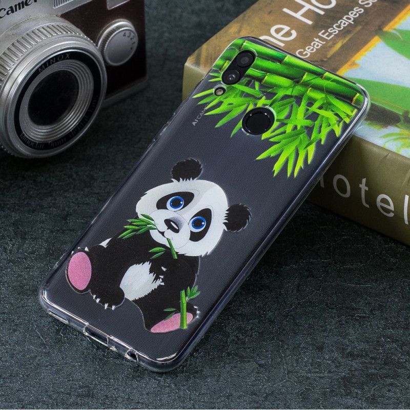 Cover Huawei P Smart 2019 Gennemsigtig Panda-Spisning