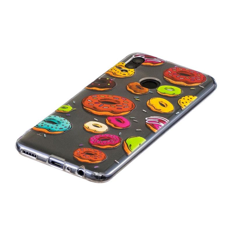 Cover Huawei P Smart 2019 Gennemsigtige Donuts