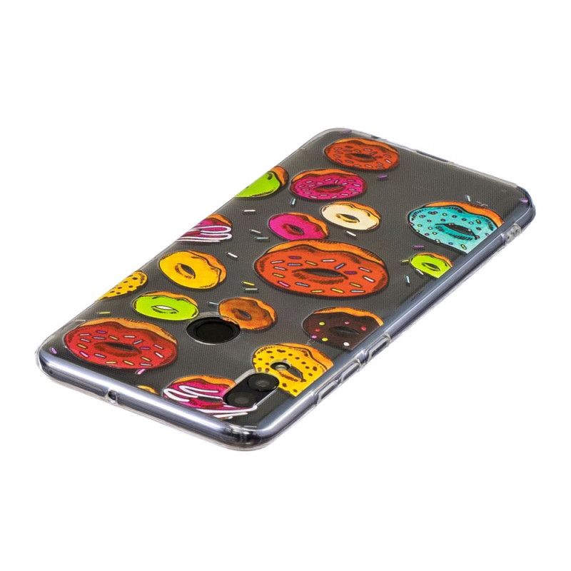 Cover Huawei P Smart 2019 Gennemsigtige Donuts