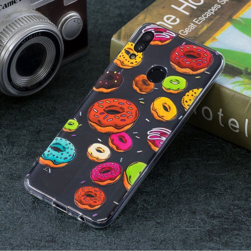 Cover Huawei P Smart 2019 Gennemsigtige Donuts