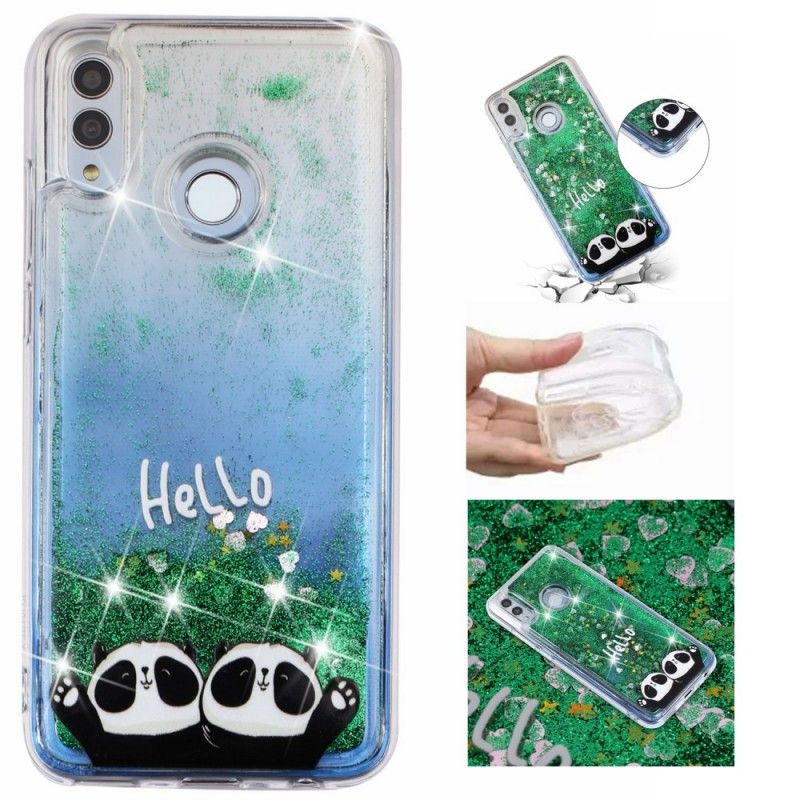 Cover Huawei P Smart 2019 Hej Panda Glitter