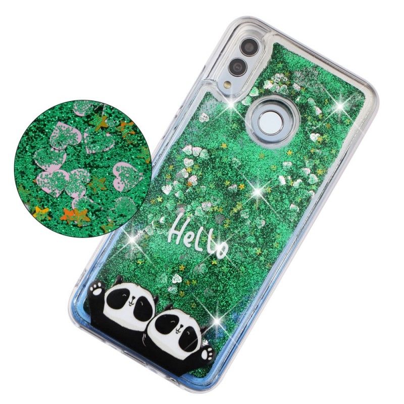 Cover Huawei P Smart 2019 Hej Panda Glitter