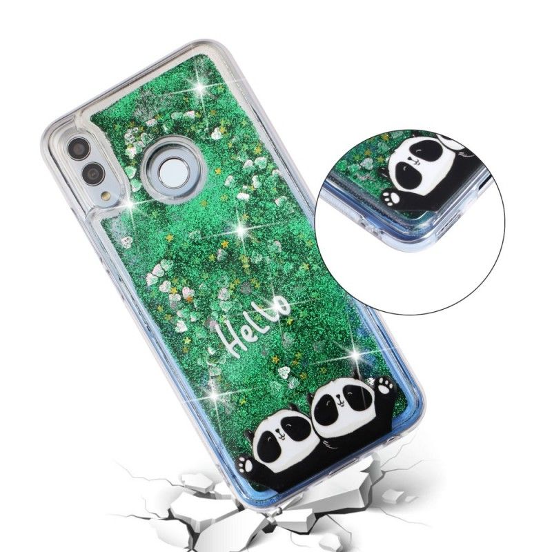 Cover Huawei P Smart 2019 Hej Panda Glitter