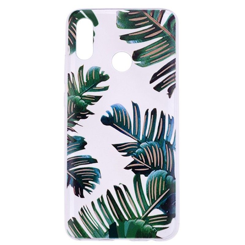 Cover Huawei P Smart 2019 Mobilcover Grønne Blade