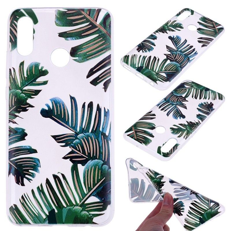 Cover Huawei P Smart 2019 Mobilcover Grønne Blade