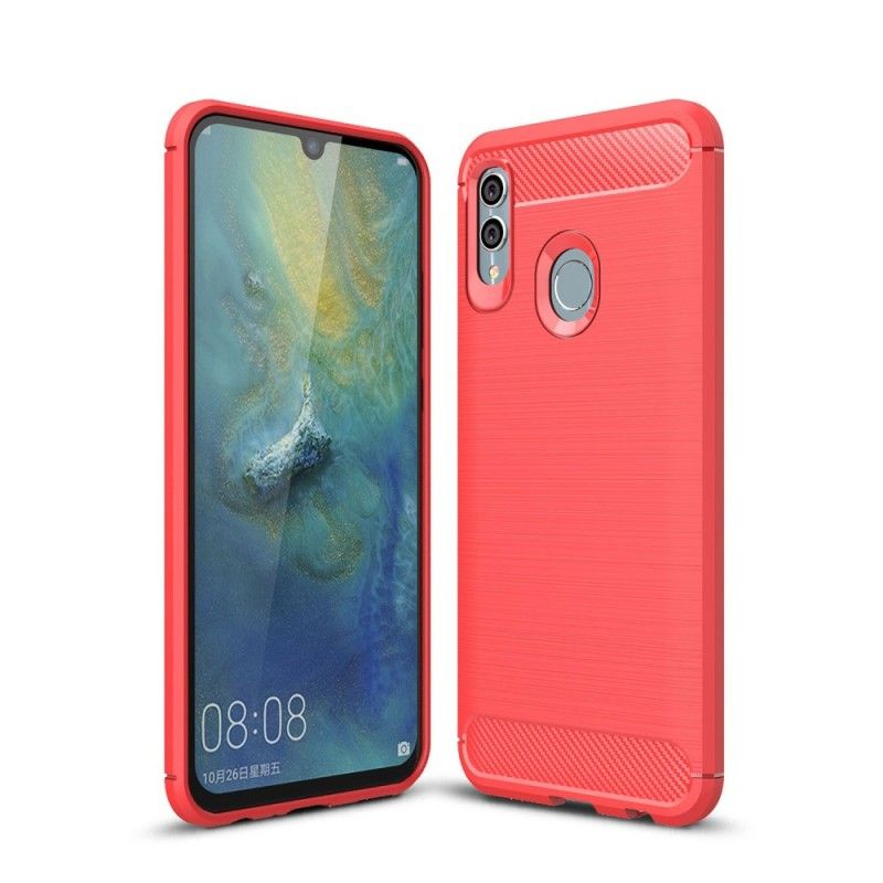 Cover Huawei P Smart 2019 Sort Børstet Kulfiber Original