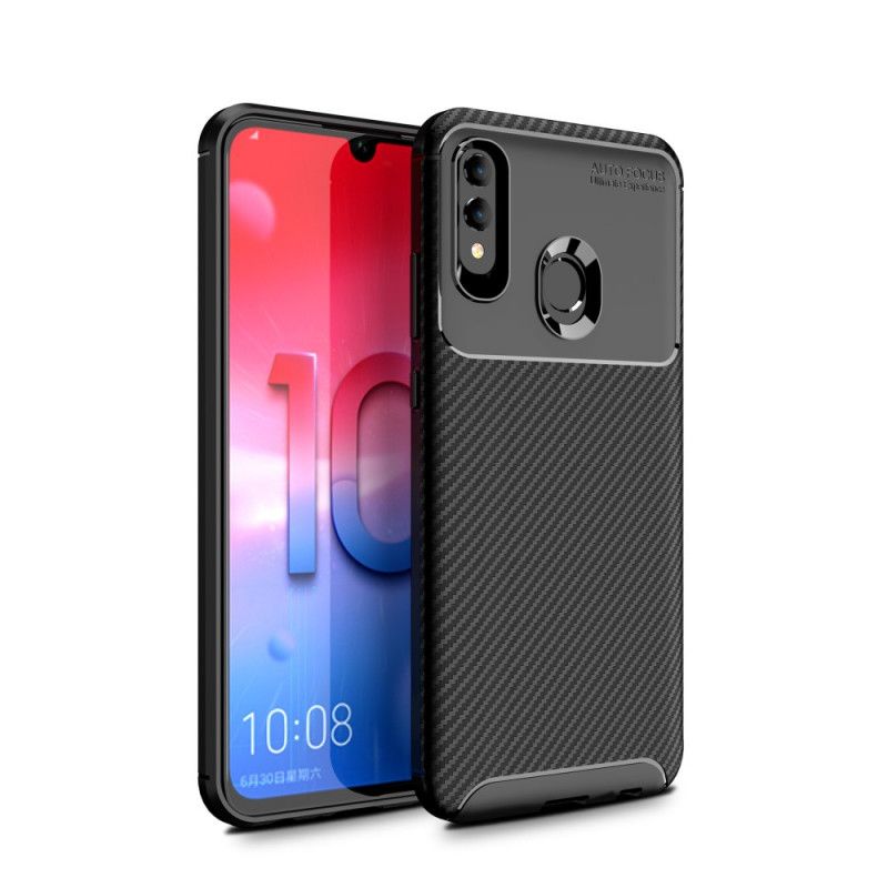 Cover Huawei P Smart 2019 Sort Fleksibel Kulfiberstruktur