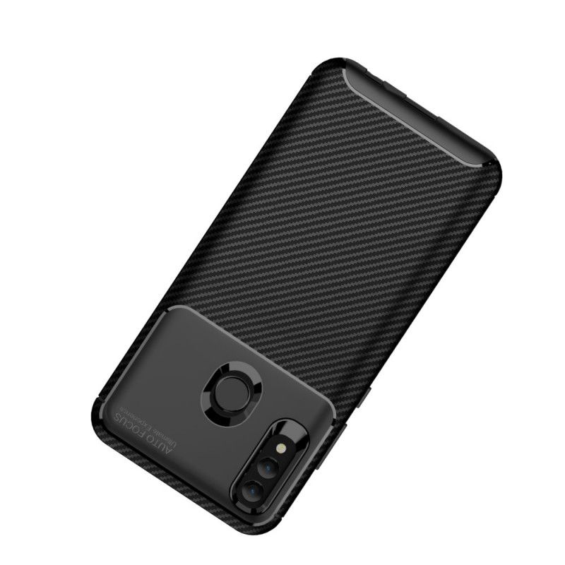 Cover Huawei P Smart 2019 Sort Fleksibel Kulfiberstruktur