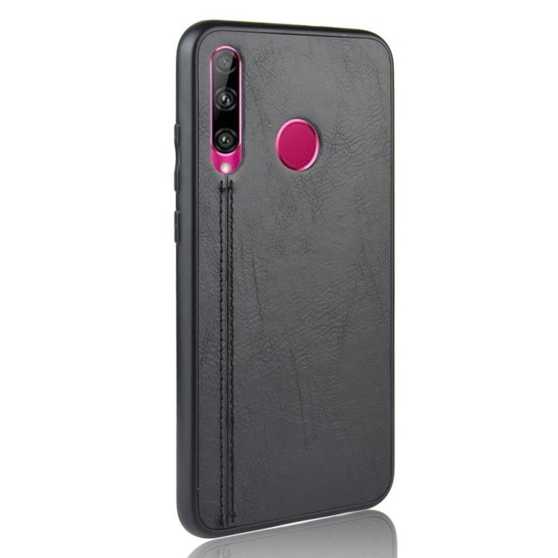 Cover Huawei P Smart 2019 Sort Søm I Læderstil