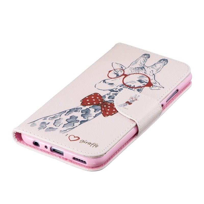 Flip Cover Huawei P Smart 2019 Nørd Giraf