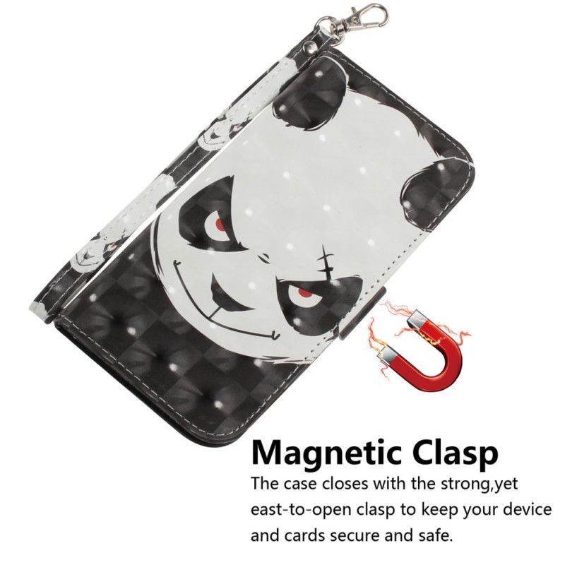 Flip Cover Læder for Huawei P Smart 2019 Vred Panda