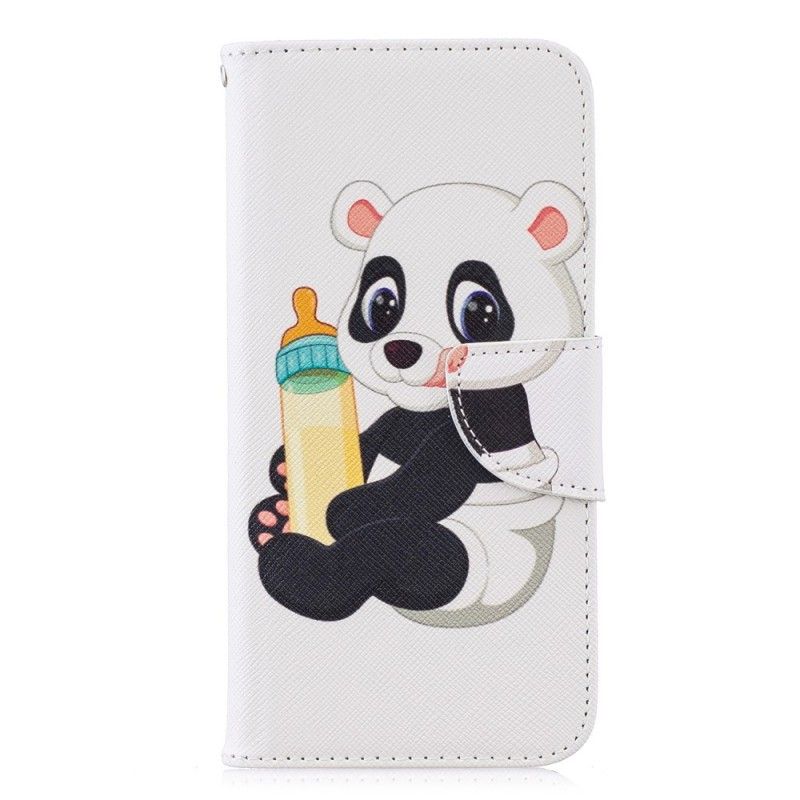 Flip Cover Læder Huawei P Smart 2019 Babypanda