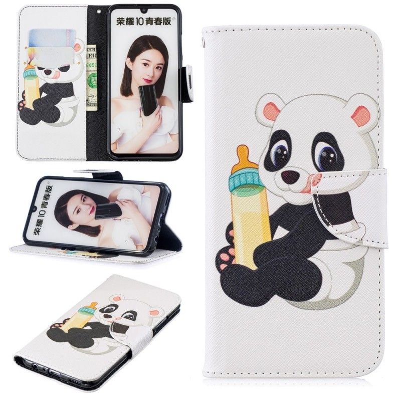 Flip Cover Læder Huawei P Smart 2019 Babypanda