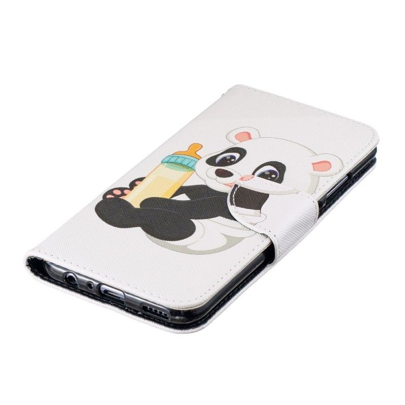 Flip Cover Læder Huawei P Smart 2019 Babypanda