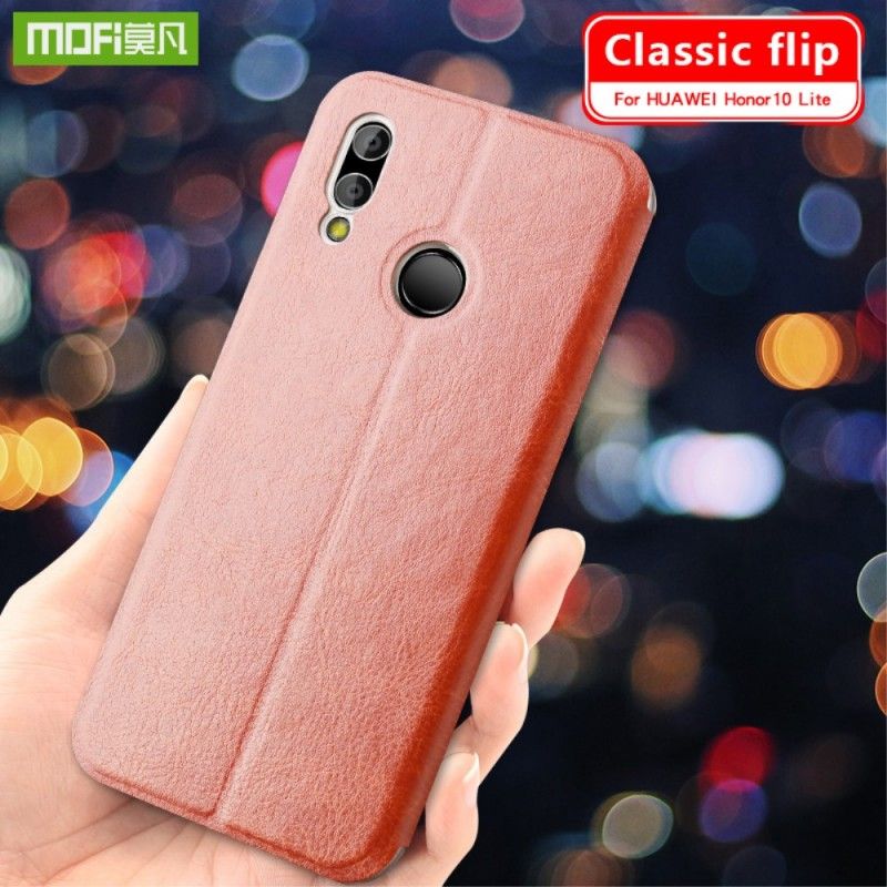 Læder Cover Huawei P Smart 2019 Magenta Mofi Original