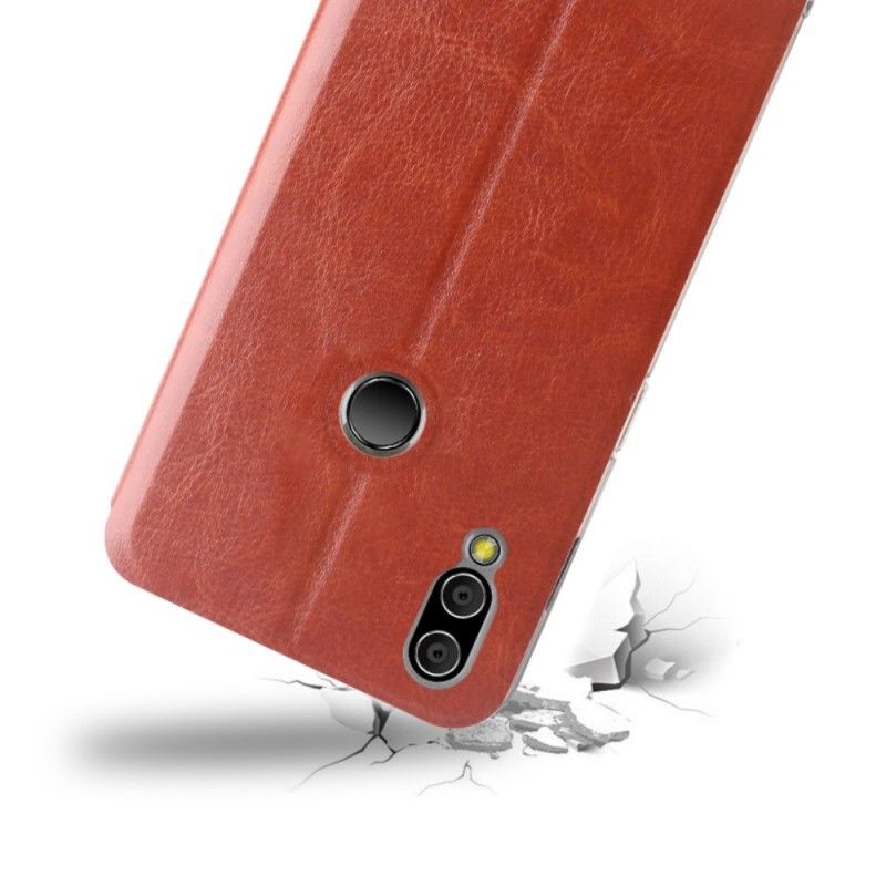 Læder Cover Huawei P Smart 2019 Magenta Mofi Original