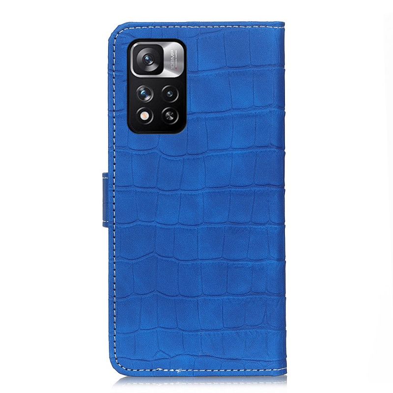 Flip Cover Til Xiaomi Redmi Note 11 Pro / Note 11 Pro Plus Crocodile Power