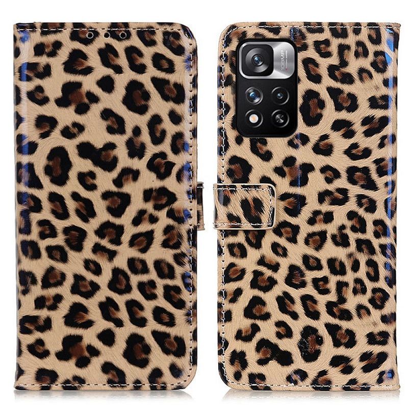 Flip Cover Xiaomi Redmi Note 11 Pro / Note 11 Pro Plus Leopard