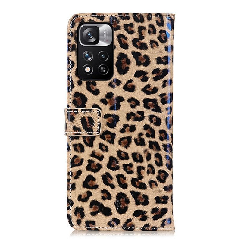 Flip Cover Xiaomi Redmi Note 11 Pro / Note 11 Pro Plus Leopard