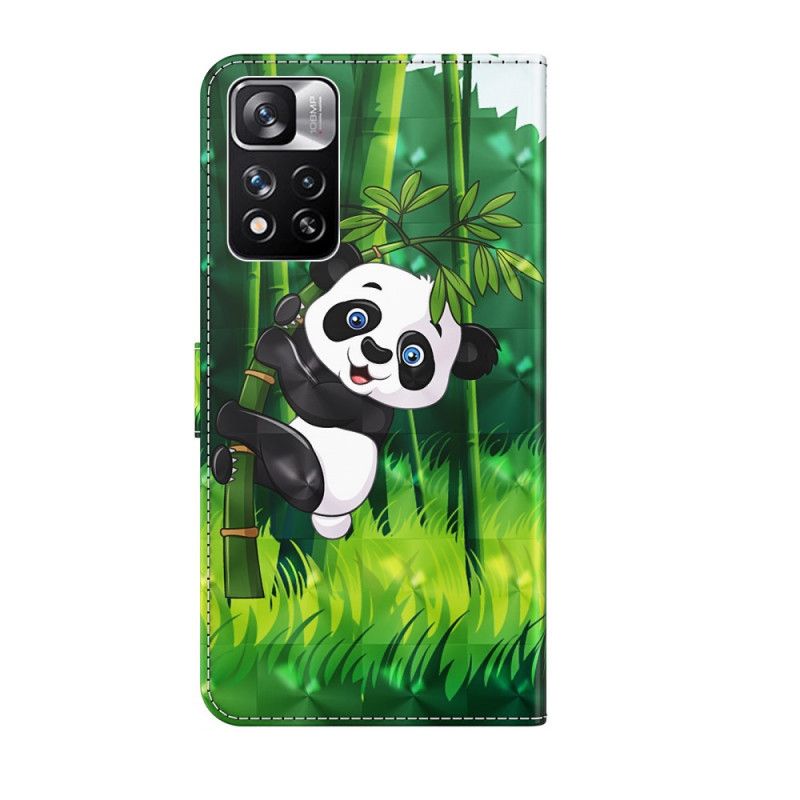 Flip Cover Xiaomi Redmi Note 11 Pro / Note 11 Pro Plus Panda Og Bambus