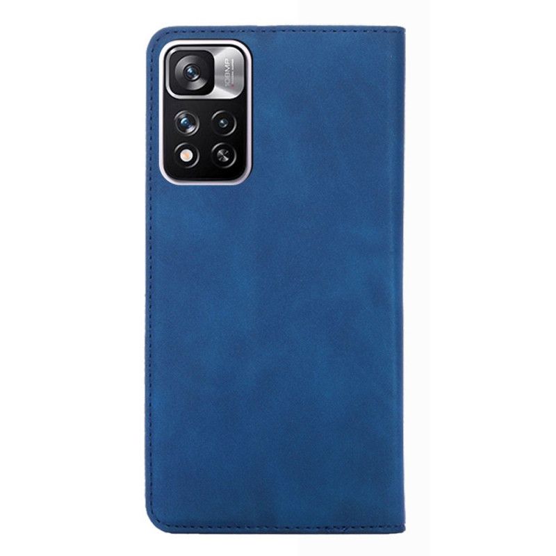 Flip Cover Xiaomi Redmi Note 11 Pro / Note 11 Pro Plus Skin-touch Lædereffekt