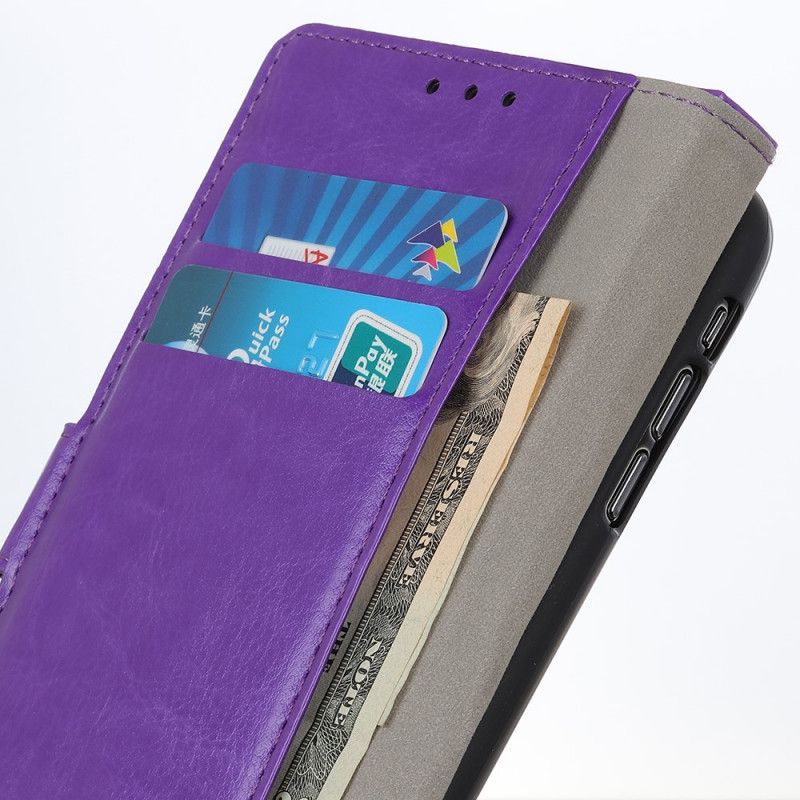 Flip Cover Xiaomi Redmi Note 11 Pro / Note 11 Pro Plus Skinnende Lædereffekt