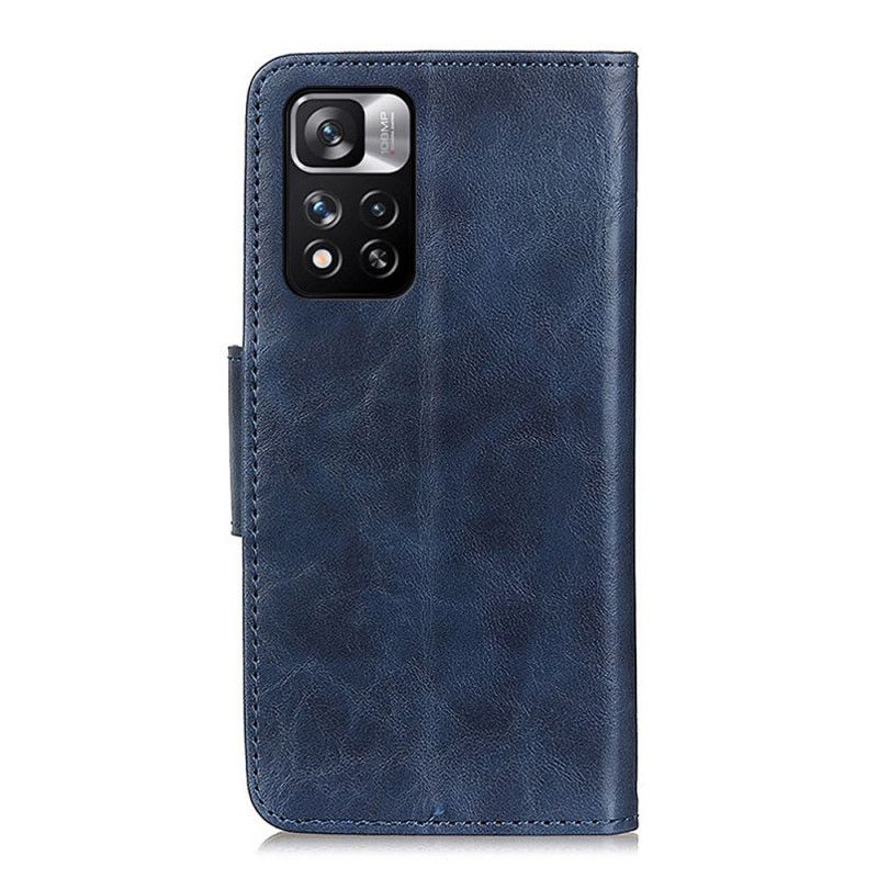 Flip Cover Xiaomi Redmi Note 11 Pro / Note 11 Pro Plus Split Læder Vendbar Lås