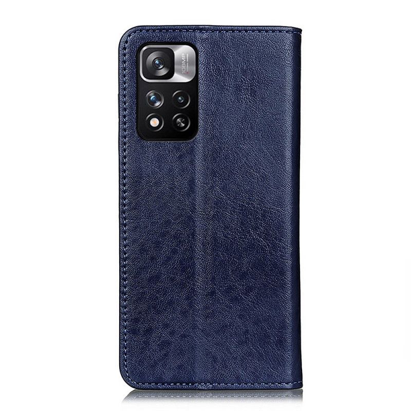 Flip Cover Xiaomi Redmi Note 11 Pro / Note 11 Pro Plus Split Lædertekstur