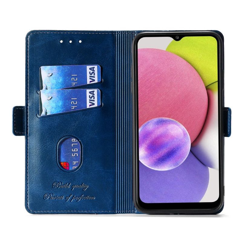 Flip Cover Xiaomi Redmi Note 11 Pro / Note 11 Pro Plus Tofarvet Læderstil