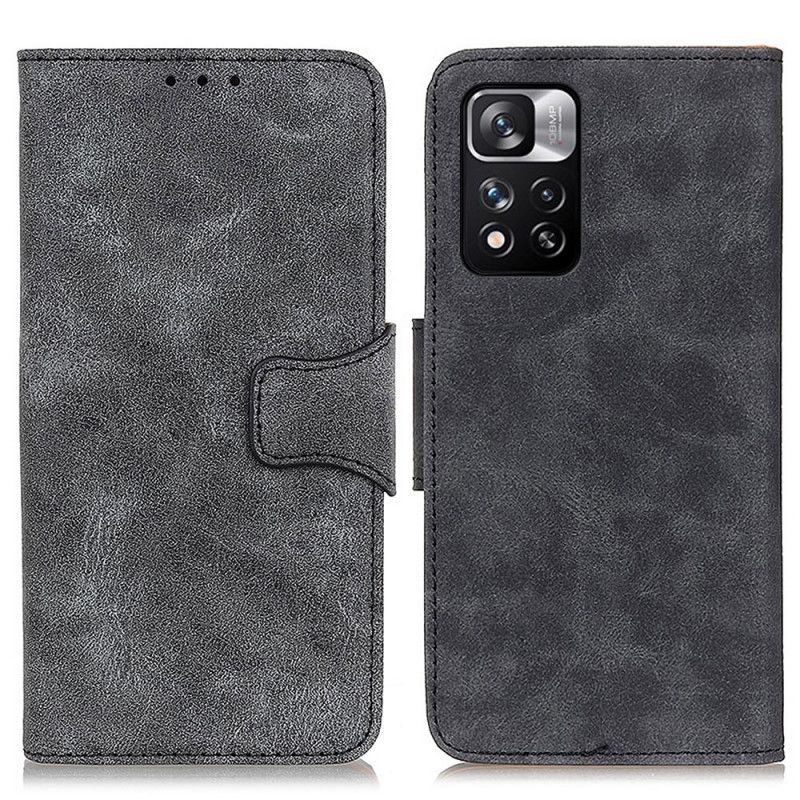 Flip Cover Xiaomi Redmi Note 11 Pro / Note 11 Pro Plus Vintage Split Læder