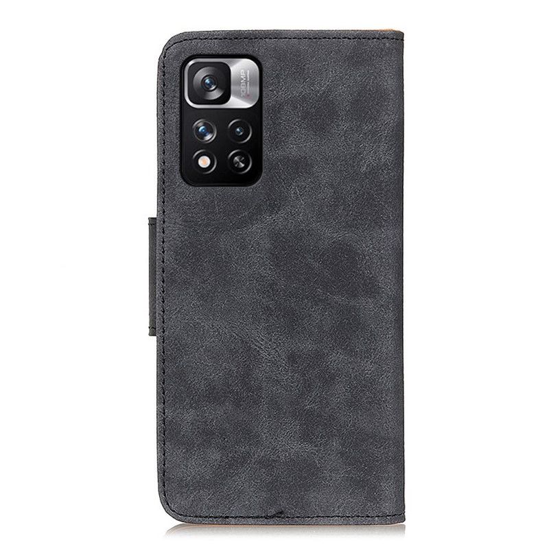 Flip Cover Xiaomi Redmi Note 11 Pro / Note 11 Pro Plus Vintage Split Læder