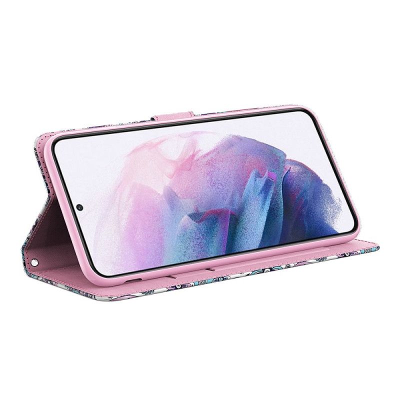 Læder Cover Xiaomi Redmi Note 11 Pro / Note 11 Pro Plus Lyse Pletblomstermønstre