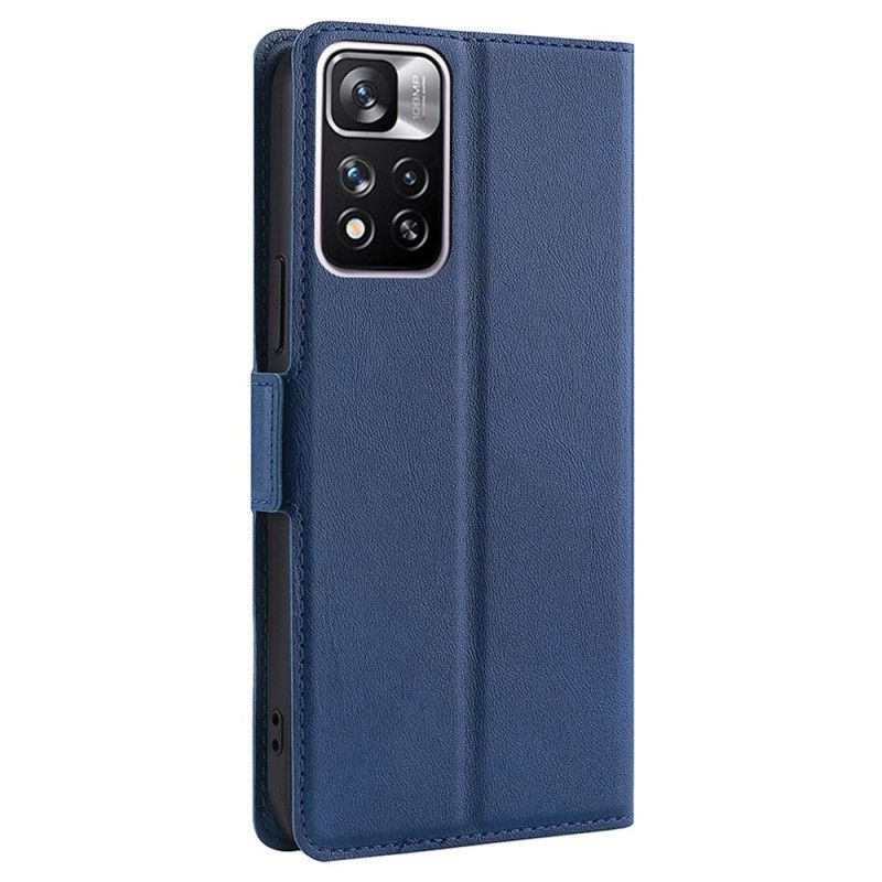 Læder Cover Xiaomi Redmi Note 11 Pro / Note 11 Pro Plus Telefon Etui Finesse Læderstil