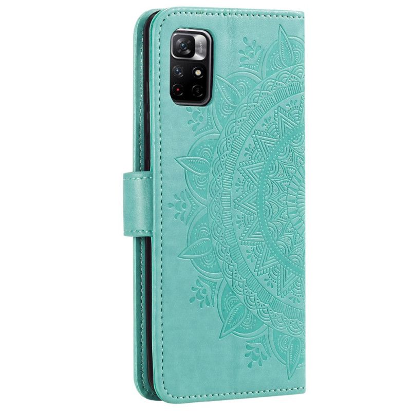 Læder Cover Xiaomi Redmi Note 11 Pro / Note 11 Pro Plus Telefon Etui Mandala Søn