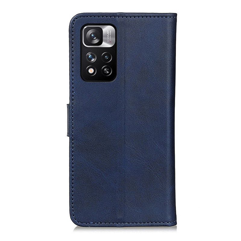 Læder Cover Xiaomi Redmi Note 11 Pro / Note 11 Pro Plus Telefon Etui Mat Lædereffekt