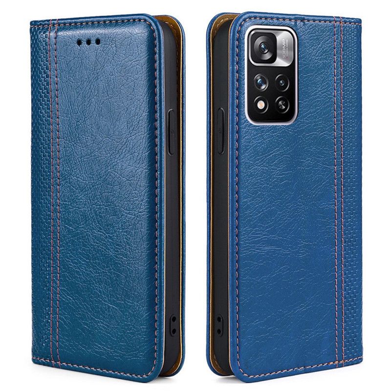 Læder Cover Xiaomi Redmi Note 11 Pro / Note 11 Pro Plus Vintage Læderstil